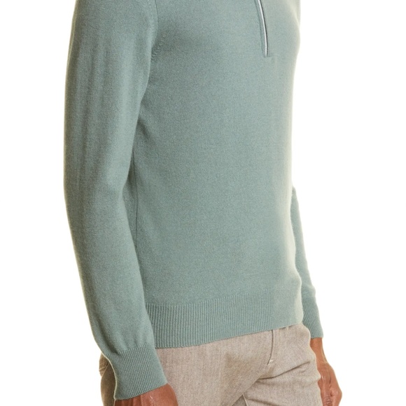 Eleventy Cashmere Quarter Zip Pullover - Picture 11 of 13